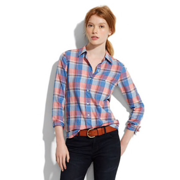 Madewell Tops - Madewell | Tartan Plaid Shirt